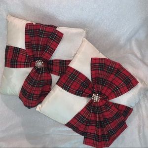 Plaid Christmas Pillows